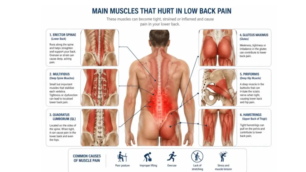 Common Cause of best massage for lower back pain