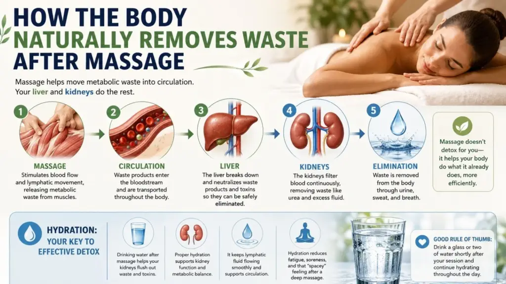 toxic release after massage
