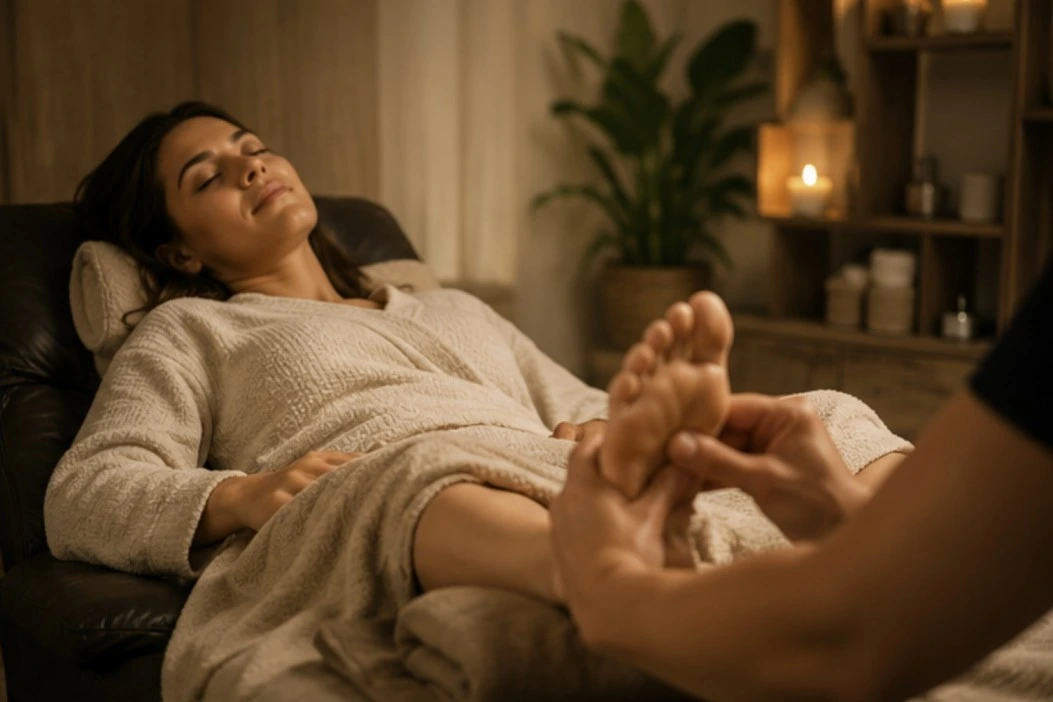 foot reflexology massage